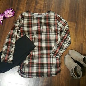 Plaid Tunic
